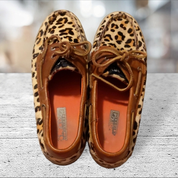 Sperry top sider leopard print size 7 - Picture 10 of 12